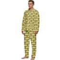 Pattern Wallpaper Men s Long Sleeve Velvet Pocket Pajamas Set View3