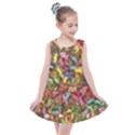 Vivid Cactus Charm Design Pattern Kids  Summer Dress View1