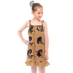 Carton, Brown Kids  Overall Dress by kyorashop23