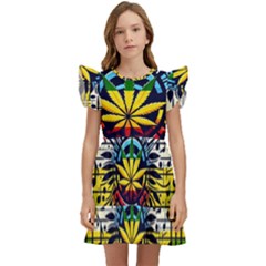 River Roots Kids  Winged Sleeve Dress by RiverRootz