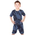 Purple Camo Kids  T-Shirt and Shorts Set View1