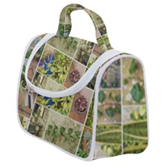 Garden Sanctuary Photo Collage Print Satchel Handbag by dflcprintsclothing