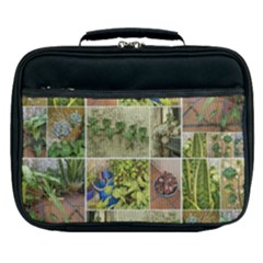 Garden Sanctuary Photo Collage Print Lunch Bag by dflcprintsclothing