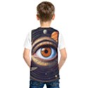 Eye of the Universe (AI) Kids  Basketball Tank Top View2