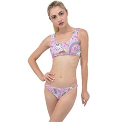 Beautiful Cute Animals Pattern Pink The Little Details Bikini Set by Grandong