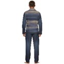 Twilight Serenade Print Men s Long Sleeve Velvet Pocket Pajamas Set View4