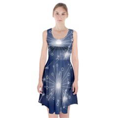 Network Technology Connection Racerback Midi Dress by anzea