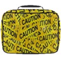 Caution Road Sign Cross Yellow Full Print Lunch Bag View2