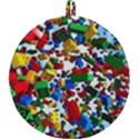 Falling Lego Bricks, Desenho Round Trivet View2