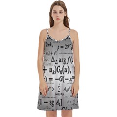 Math Formula Mini Camis Dress With Pockets by Bedest