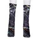 Abstract Colorful Texture Crew Socks View2