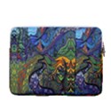 Psychedelic Digital Art Artwork Landscape Colorful 14  Vertical Laptop Sleeve Case With Pocket View2