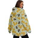 Bees Pattern Honey Bee Bug Honeycomb Honey Beehive Women s Ski and Snowboard Waterproof Breathable Jacket View4