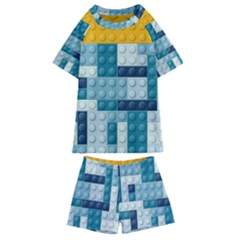 Lego, Background, Dots Kids  Swim T-shirt And Shorts Set by kyorashop23