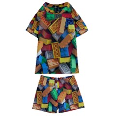 Lego, Toy Block, Colorfulness, Kids Kids  Swim T-shirt And Shorts Set by kyorashop23