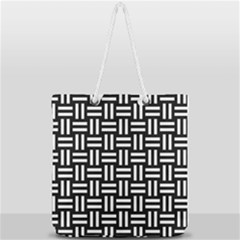 Frets Mosaic Pattern Geometric Full Print Rope Handle Tote (large) by Bedest