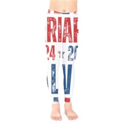 Kamala Harris 2024 Walz Kids  Leggings by Safari