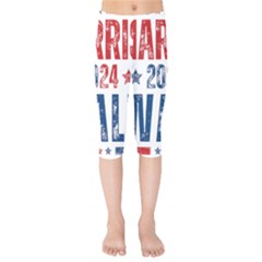 Kamala Harris 2024 Walz Kids  Capri Leggings  by Safari