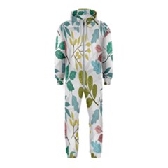 Leaf Seamless Pattern  Hooded Jumpsuit (kids) by Safari