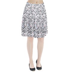 Embrace The Magic Inspirational Phrase Pattern Pleated Skirt by dflcprintsclothing