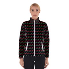 Geometric Abstract Pattern Line Women s Bomber Jacket by Salmanaz77