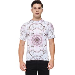 Floral Flora Flower Seamless Pattern Men s Short Sleeve Rash Guard by Bedest