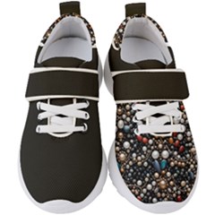 Pearls And Stones Kids  Velcro Strap Shoes by dedoma