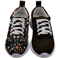 Pearls And Stones Kids Athletic Shoes by dedoma