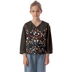 Pearls And Stones Kids  Sailor Shirt by dedoma