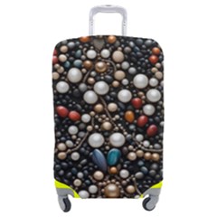 Pearls And Stones Luggage Cover (medium) by dedoma