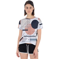 Abstract Architecture Open Back Sport T-shirt by Bedest