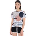 Abstract Architecture Open Back Sport T-Shirt View1