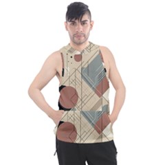 Boho Abstract Architecture Men s Sleeveless Hoodie by Bedest