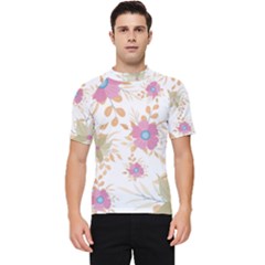 Flowers Blossom Spring Garden Men s Short Sleeve Rash Guard by Bedest