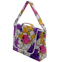 Architecture Glass Abstract Pattern Box Up Messenger Bag by Bedest