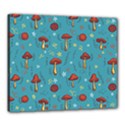 Whimsical Mushroom pattern Canvas 24  x 20  (Stretched) View1