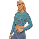 Whimsical Mushroom pattern Lightweight Long Sleeve Sweatshirt View2