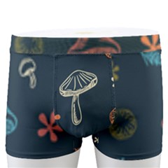 Whimsical Mushrooms Pattern Men s Boxer Briefs by Drawde