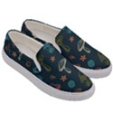 Whimsical Mushrooms pattern Men s Canvas Slip Ons View3