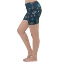 Whimsical Mushrooms pattern Lightweight Velour Yoga Shorts View2