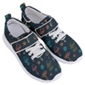 Whimsical Mushrooms pattern Women s Velcro Strap Shoes View3