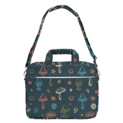 Whimsical Mushrooms Pattern Macbook Pro 13  Shoulder Laptop Bag  by Drawde