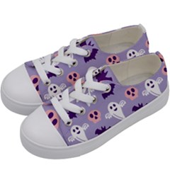 Boo Crew Halloween Season Kids  Low Top Canvas Sneakers by Safari