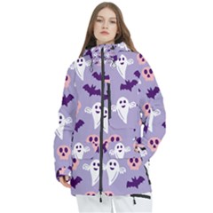 Boo Crew Halloween Season Women s Multi Pockets Zip Ski And Snowboard Waterproof Breathable Jacket by Safari