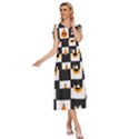 Seamless Halloween Pattern With Smiling Pumpkin 20240926 161714 0000 V-Neck Drawstring Shoulder Sleeveless Maxi Dress View3