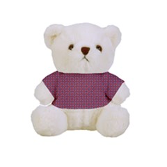 Brown Red Dot Pattern Full Print Cuddly Teddy Bear by ytdream