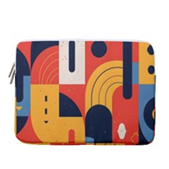 Abstract Pattern 14  Vertical Laptop Sleeve Case With Pocket by Bedest