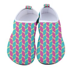 Yellow Blue Pattern Kids  Sock-style Water Shoes by ytdream