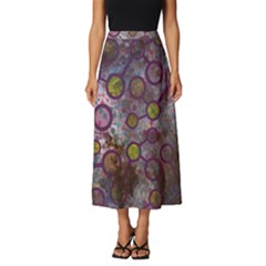 Abstract Molecular Space Art Classic Midi Chiffon Skirt by ExtraAwesomeSauce