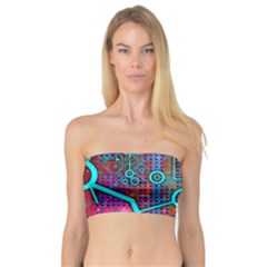 Abstract Tech Galaxy Design Bandeau Top by ExtraAwesomeSauce